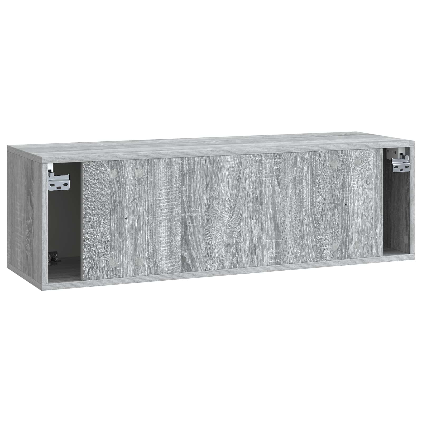 Wandmontierter TV-Schrank Graues Sonoma 98 x 31 x 30 cm