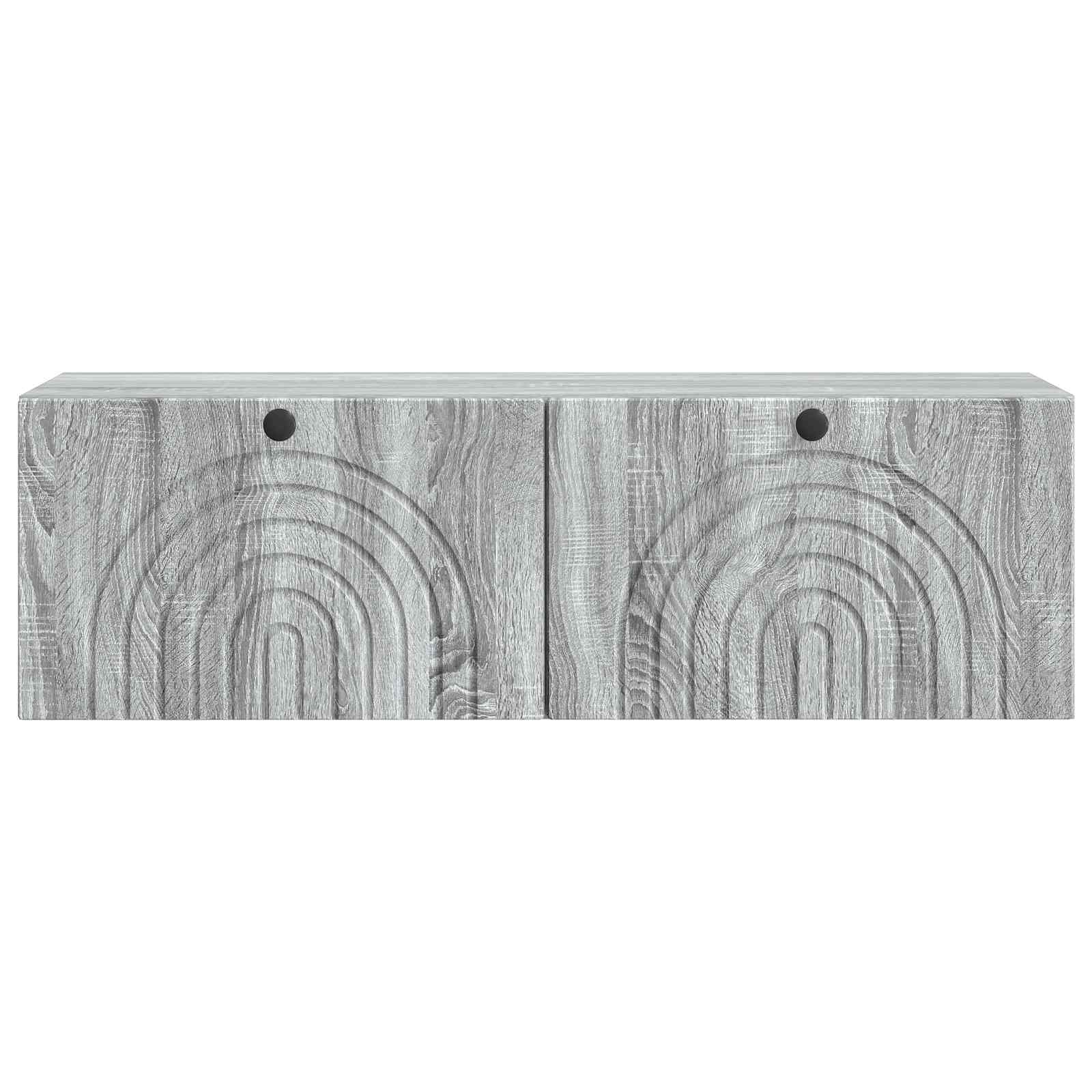 Wandmontierter TV-Schrank Graues Sonoma 98 x 31 x 30 cm
