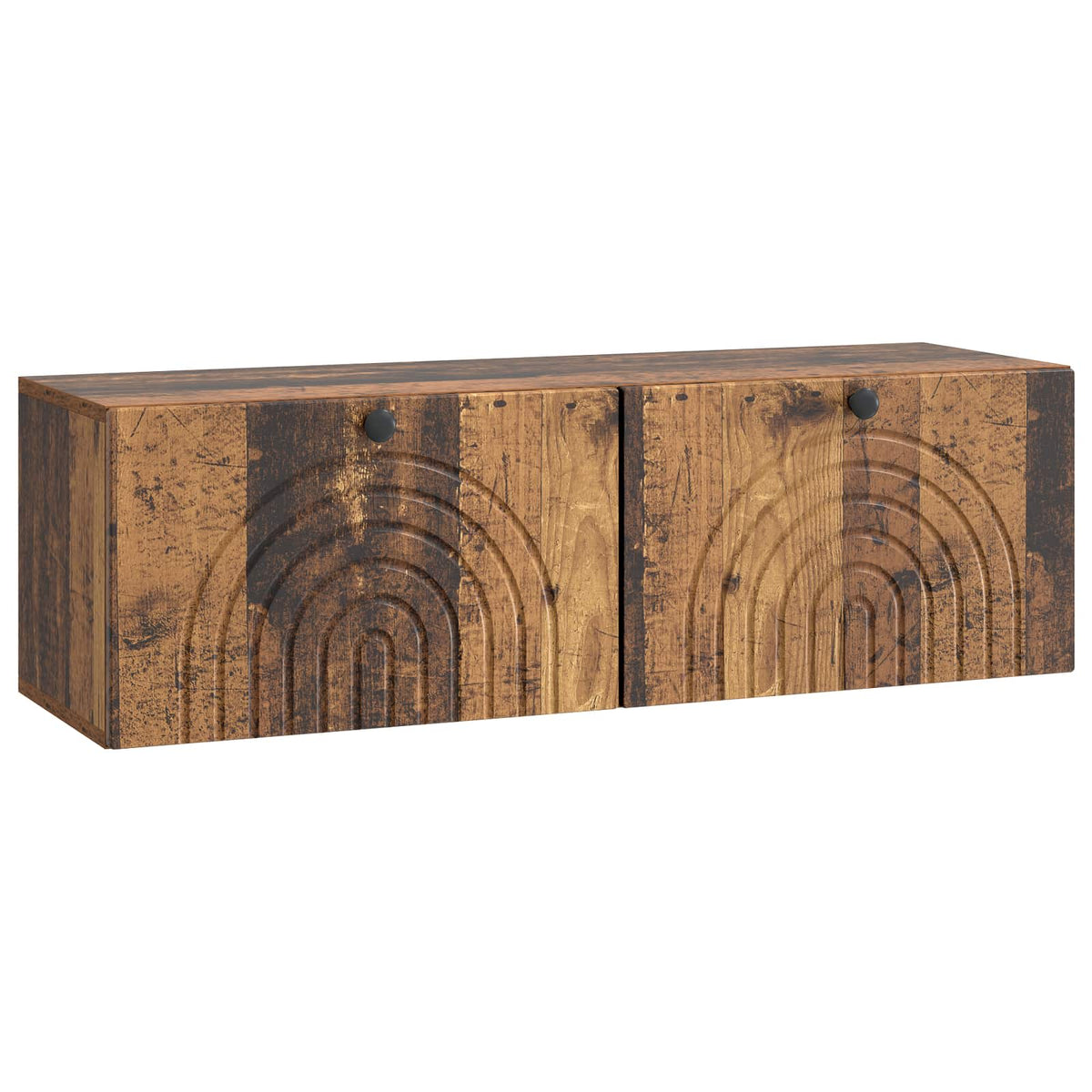 Wandmontierter TV-Schrank Altholz 98 x 31 x 30 cm Holzwerkstoff