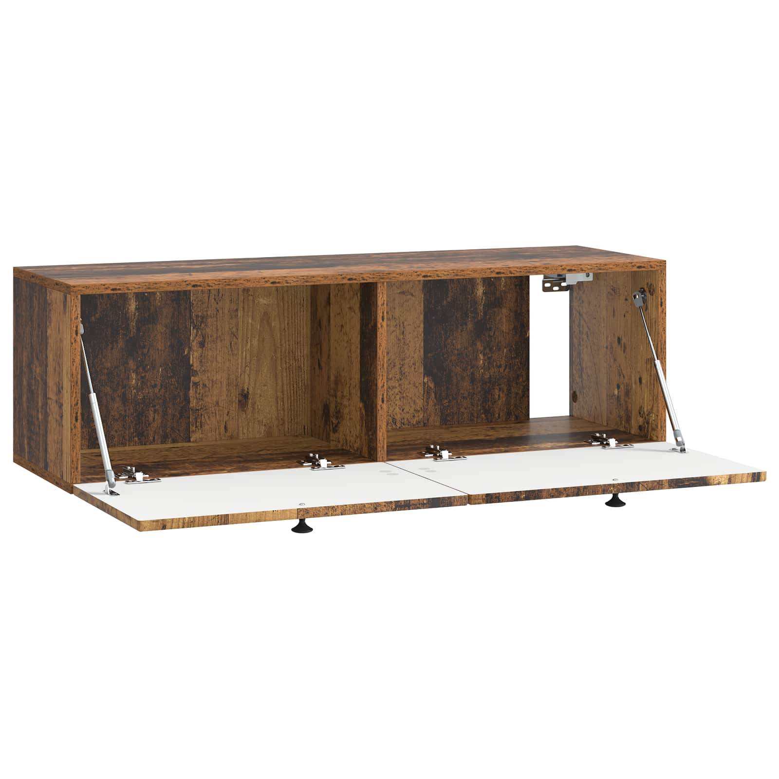 Wandmontierter TV-Schrank Altholz 98 x 31 x 30 cm Holzwerkstoff