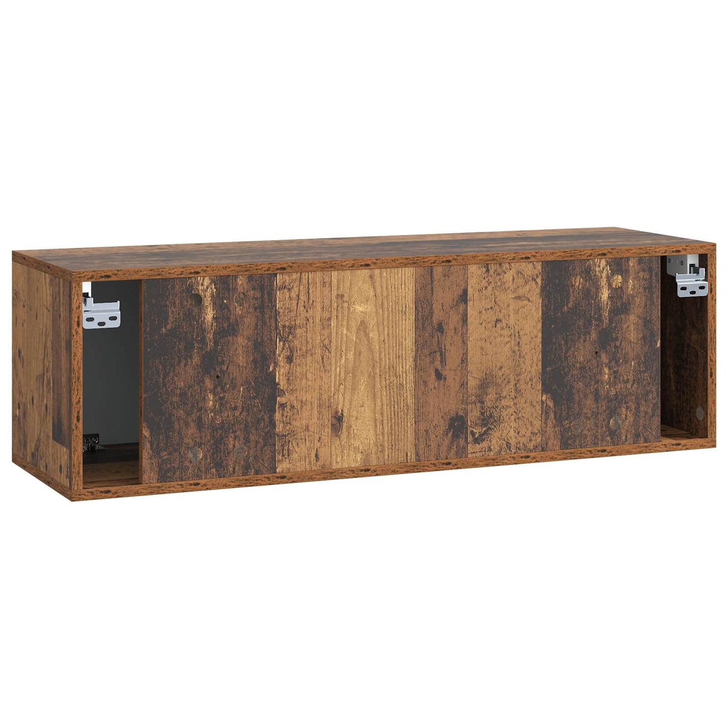 Wandmontierter TV-Schrank Altholz 98 x 31 x 30 cm Holzwerkstoff