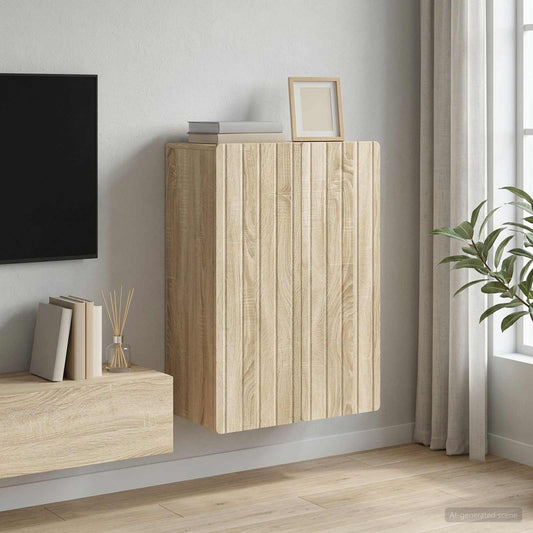 Wandschrank Sonoma-Eiche 66 x 34,5 x 92 cm Holzwerkstoff
