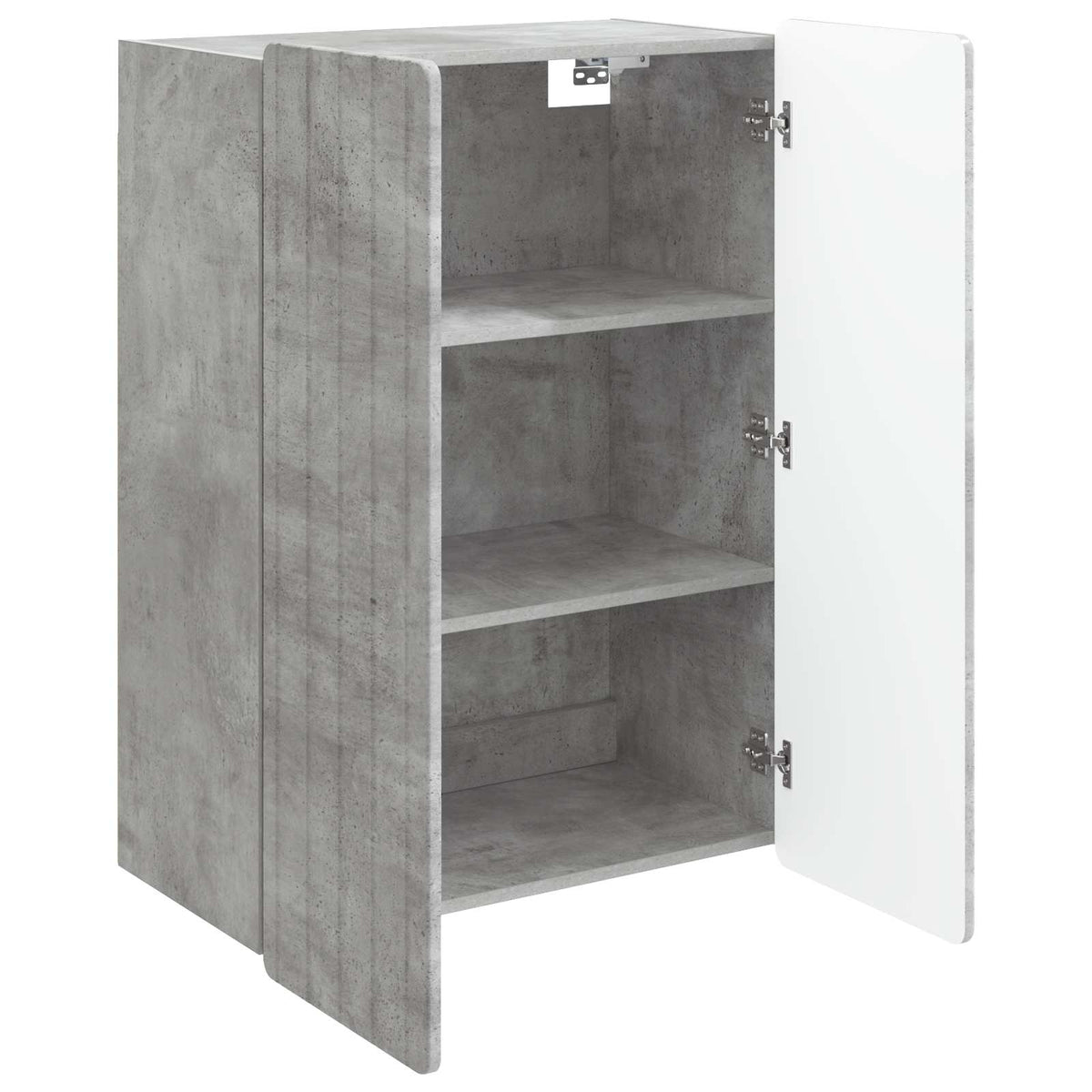 Wandschrank Betongrau 66 x 34,5 x 92 cm Holzwerkstoff