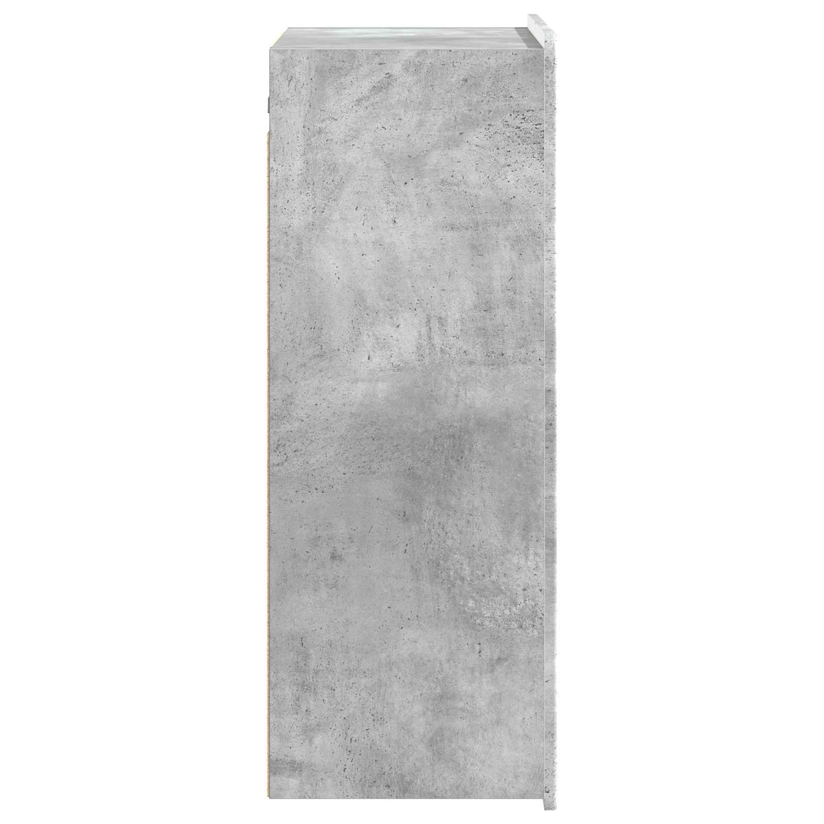 Wandschrank Betongrau 66 x 34,5 x 92 cm Holzwerkstoff