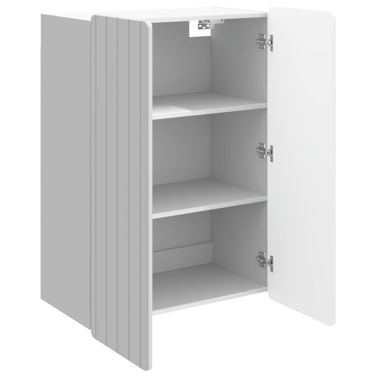Wandschrank Hochglanz Weiß 66 x 34,5 x 92 cm Holzwerkstoff