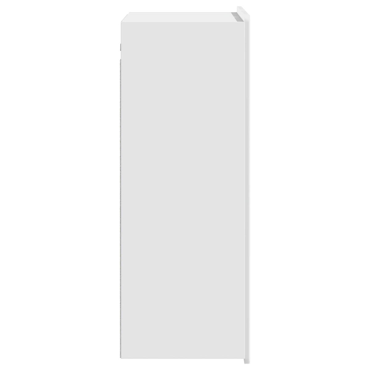 Wandschrank Hochglanz Weiß 66 x 34,5 x 92 cm Holzwerkstoff