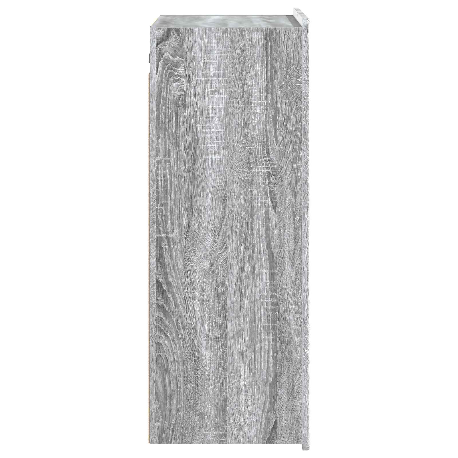 Wandschrank Grau Sonoma 66 x 34,5 x 92 cm Holzwerkstoff