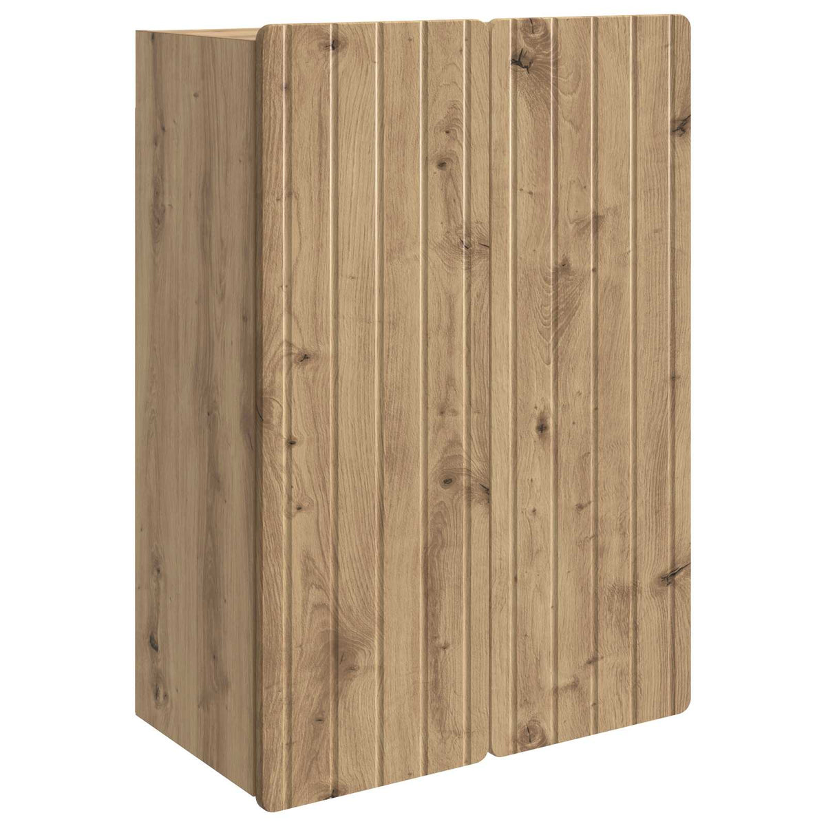 Wandschrank 66 x 34,5 x 92 cm Holzwerkstoff Artisan-Eiche