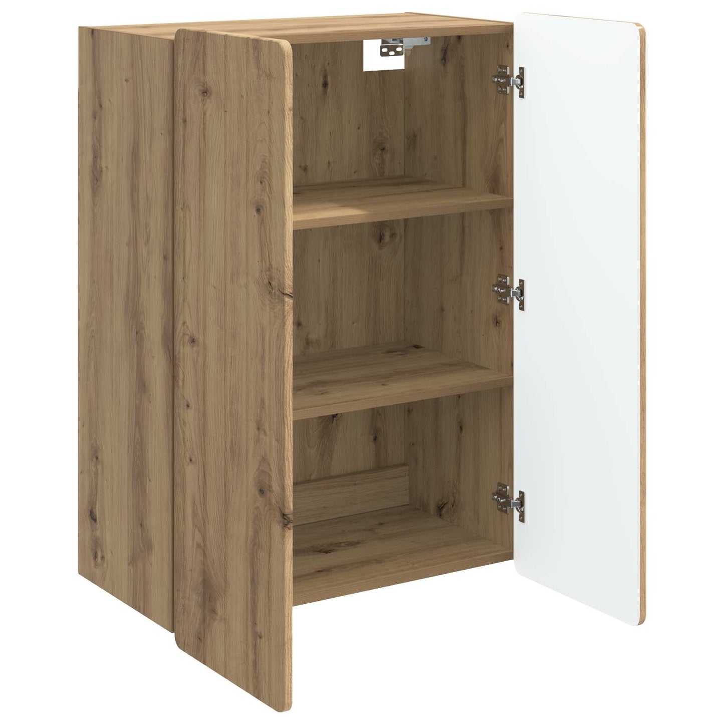 Wandschrank 66 x 34,5 x 92 cm Holzwerkstoff Artisan-Eiche