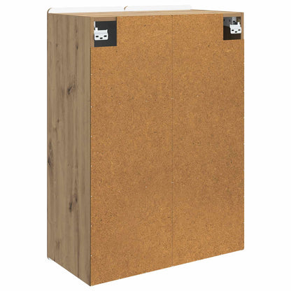 Wandschrank 66 x 34,5 x 92 cm Holzwerkstoff Artisan-Eiche