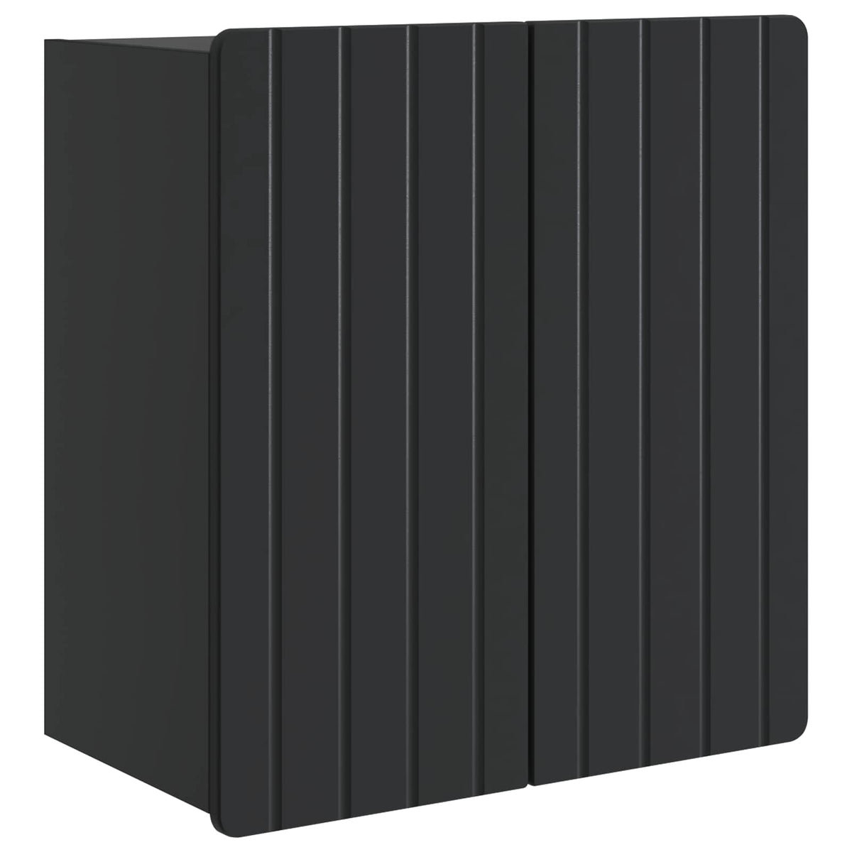Wandschrank Schwarz 59 x 31 x 64 cm Holzwerkstoff