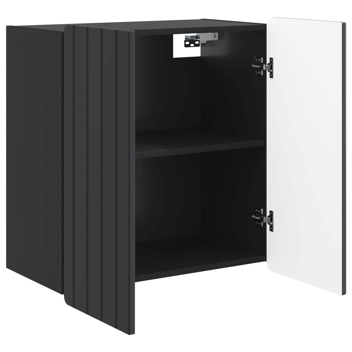 Wandschrank Schwarz 59 x 31 x 64 cm Holzwerkstoff