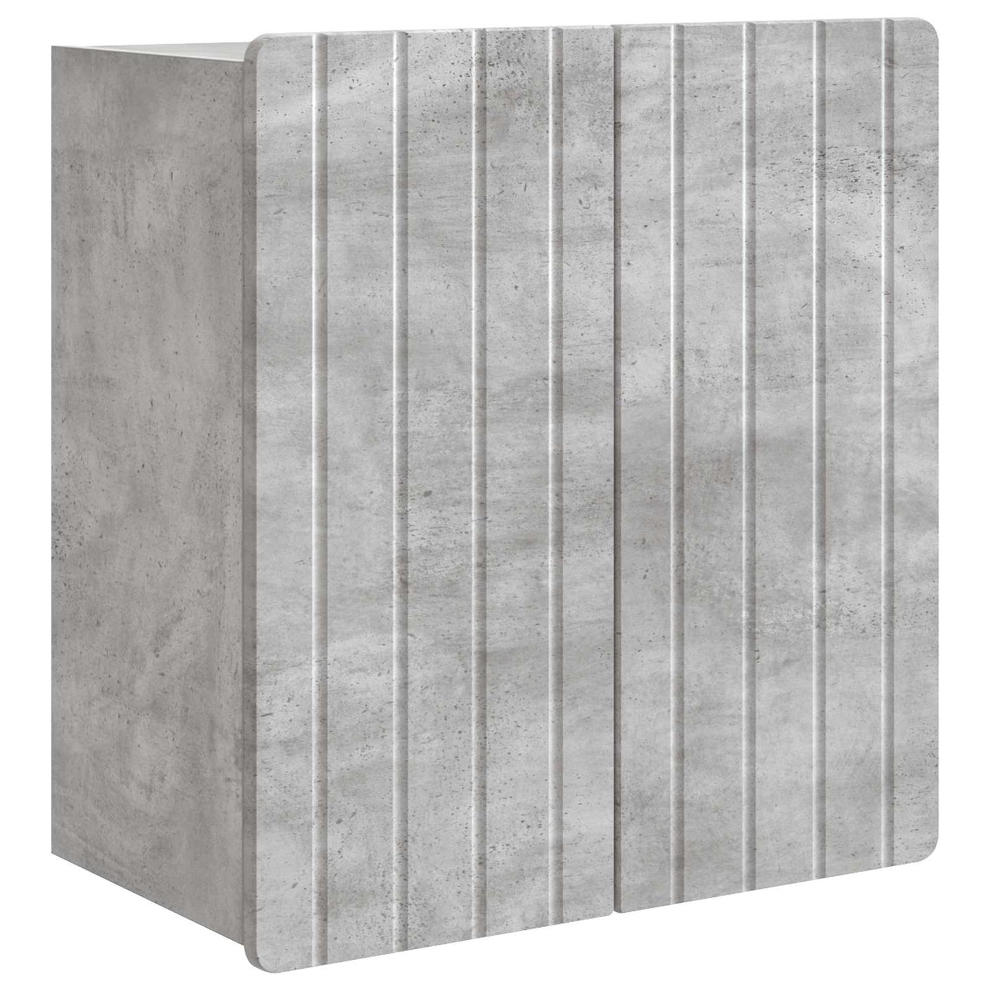 Wandschrank Betongrau 59 x 31 x 64 cm Holzwerkstoff