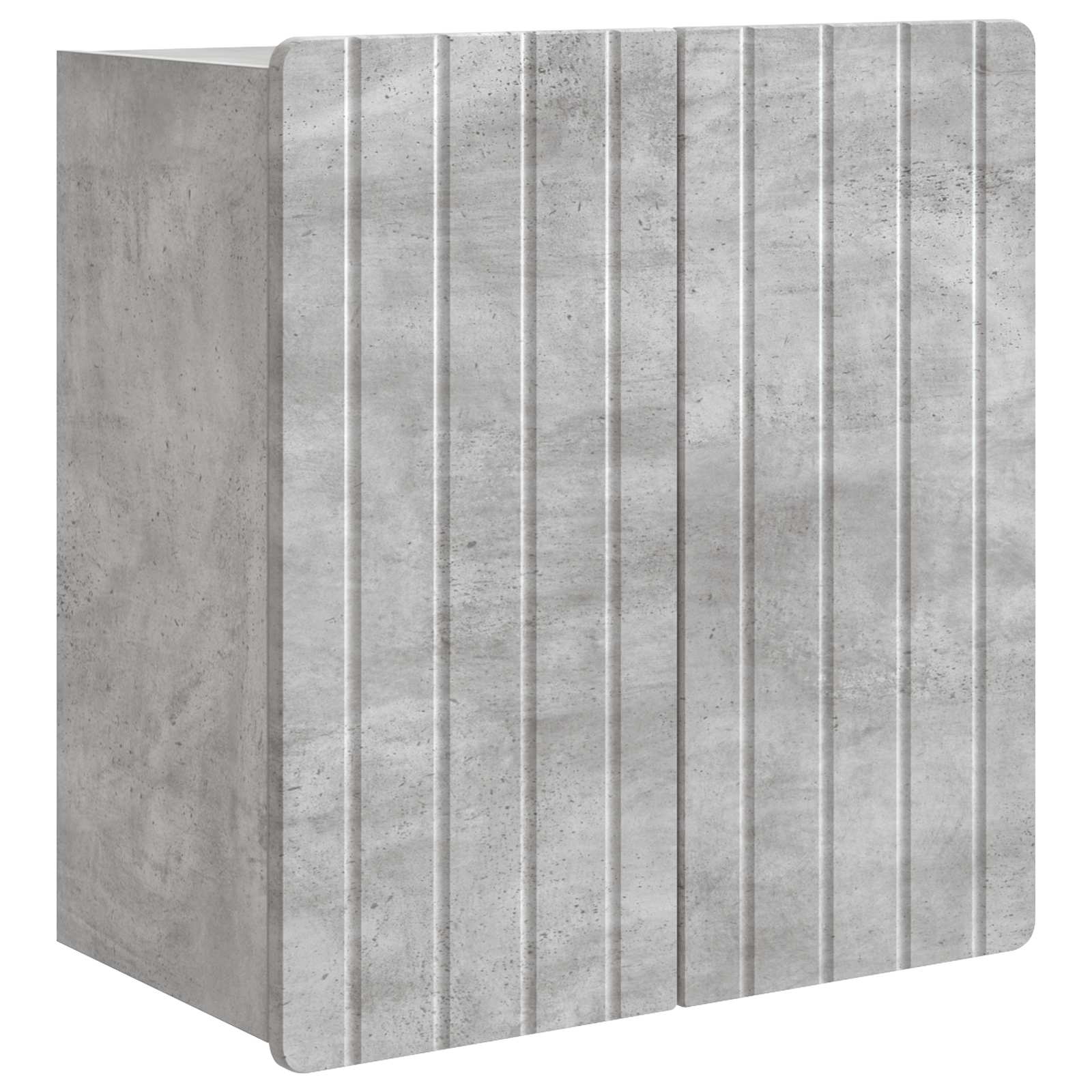 Wandschrank Betongrau 59 x 31 x 64 cm Holzwerkstoff