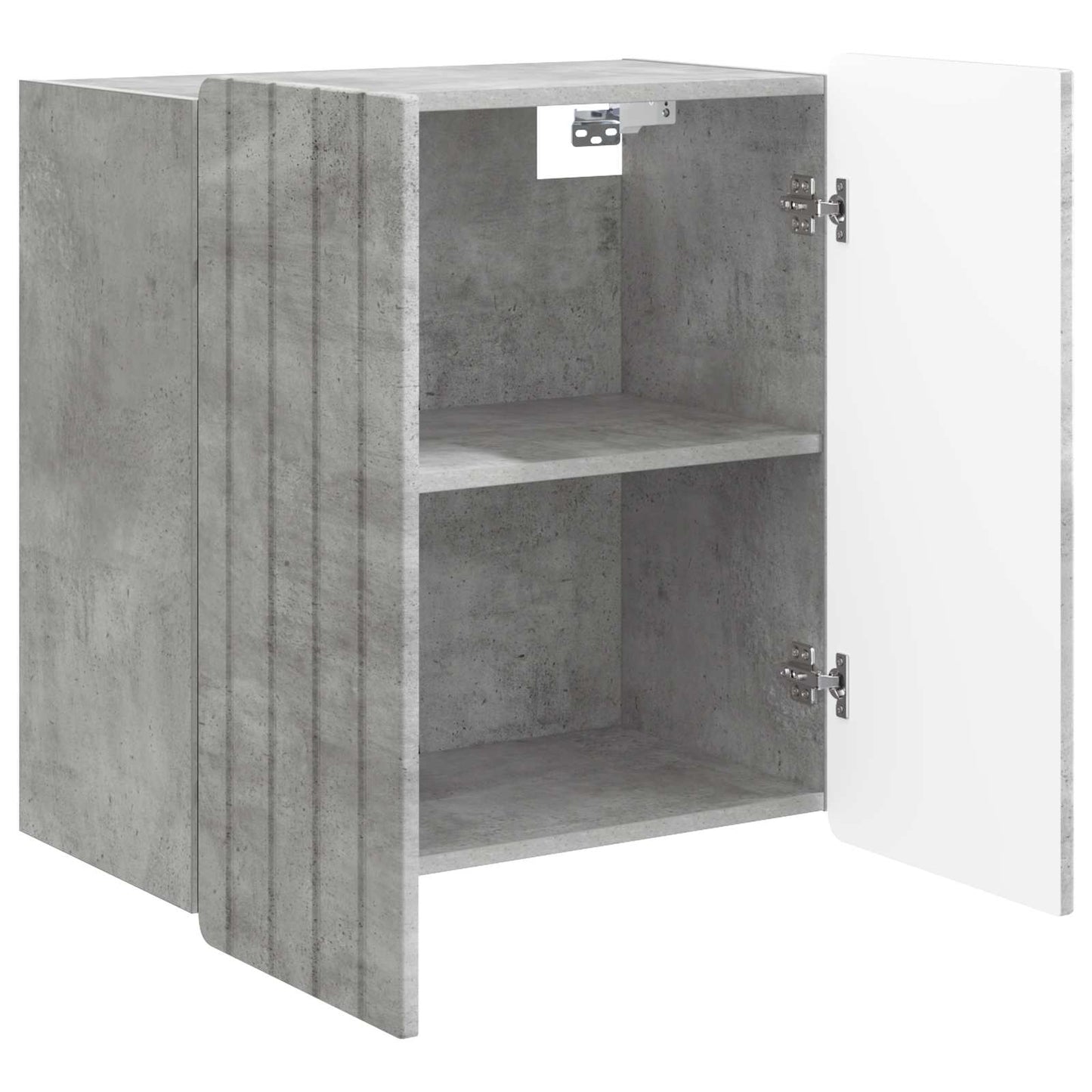 Wandschrank Betongrau 59 x 31 x 64 cm Holzwerkstoff