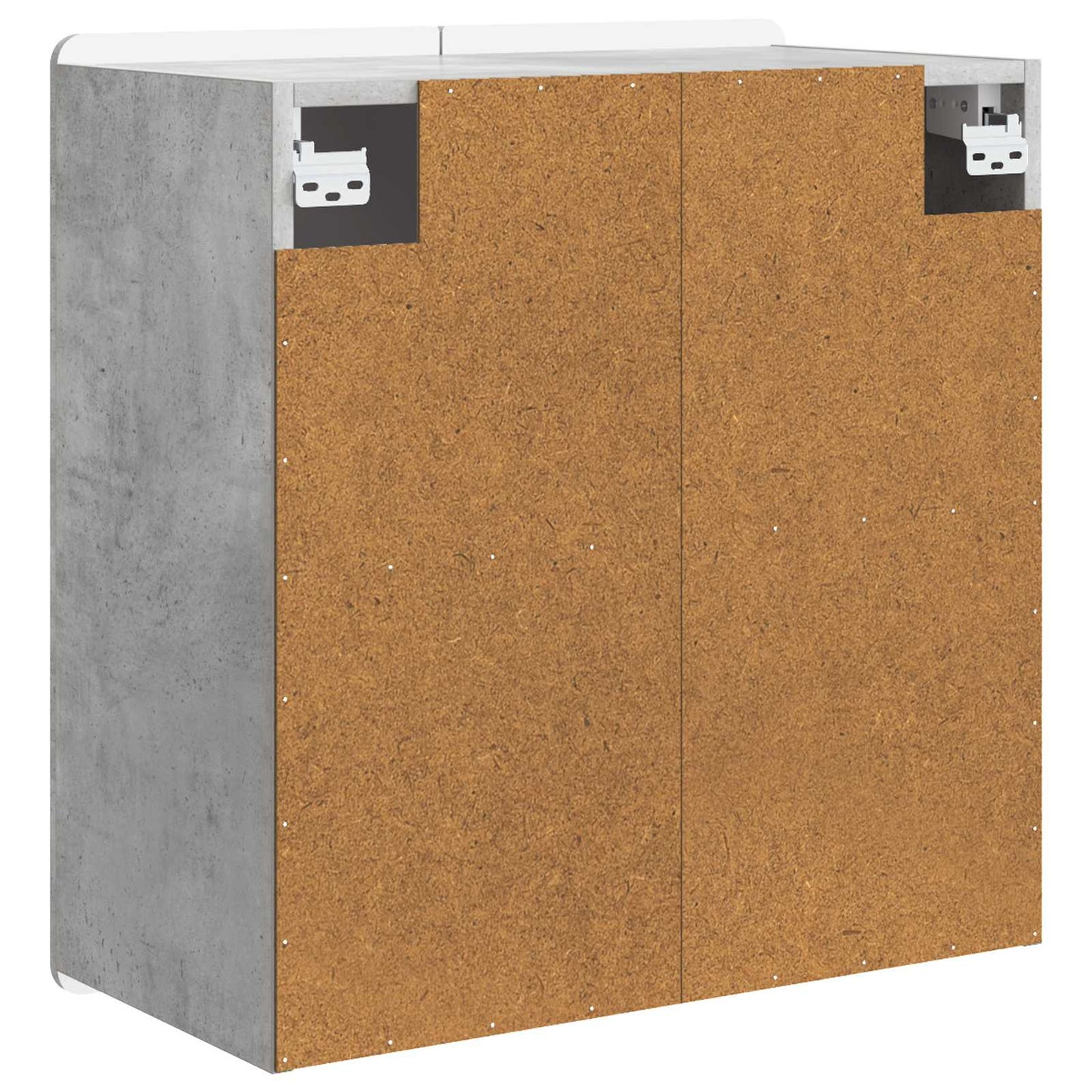 Wandschrank Betongrau 59 x 31 x 64 cm Holzwerkstoff