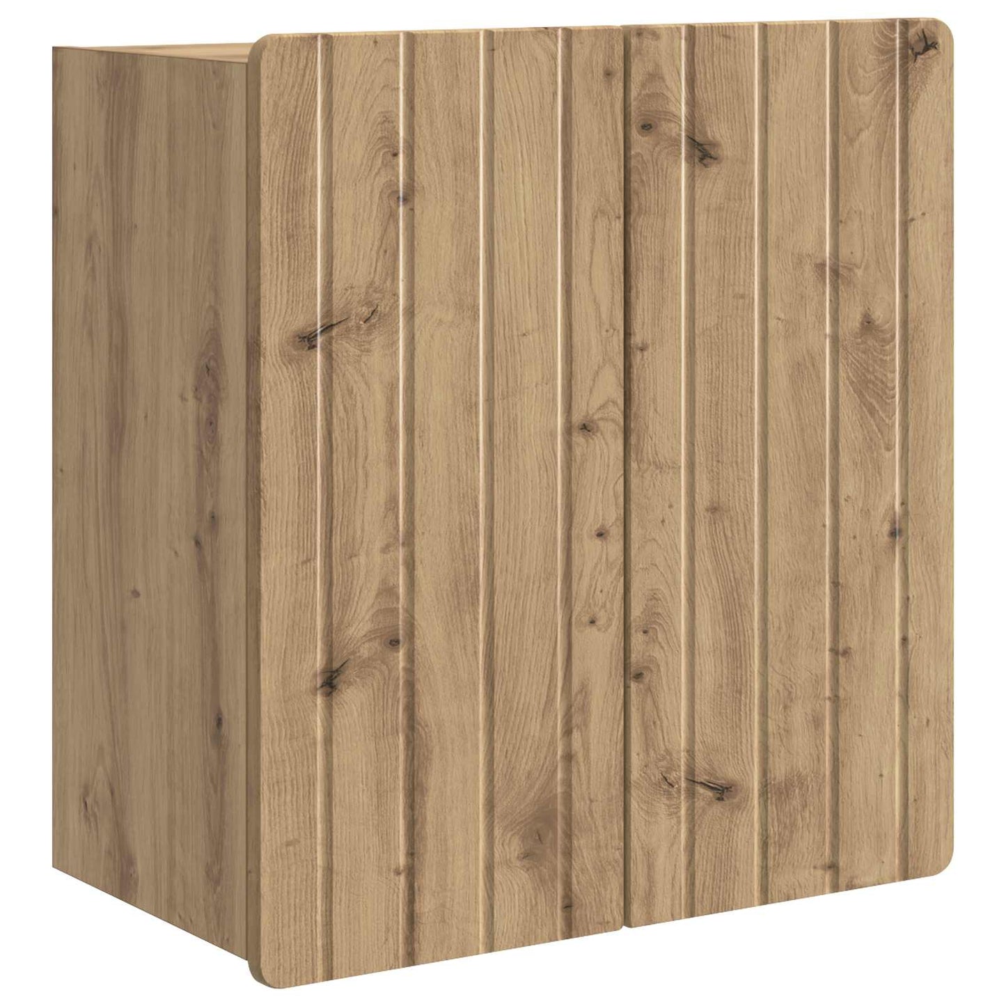 Wandschrank 59 x 31 x 64 cm Holzwerkstoff Artisan-Eiche