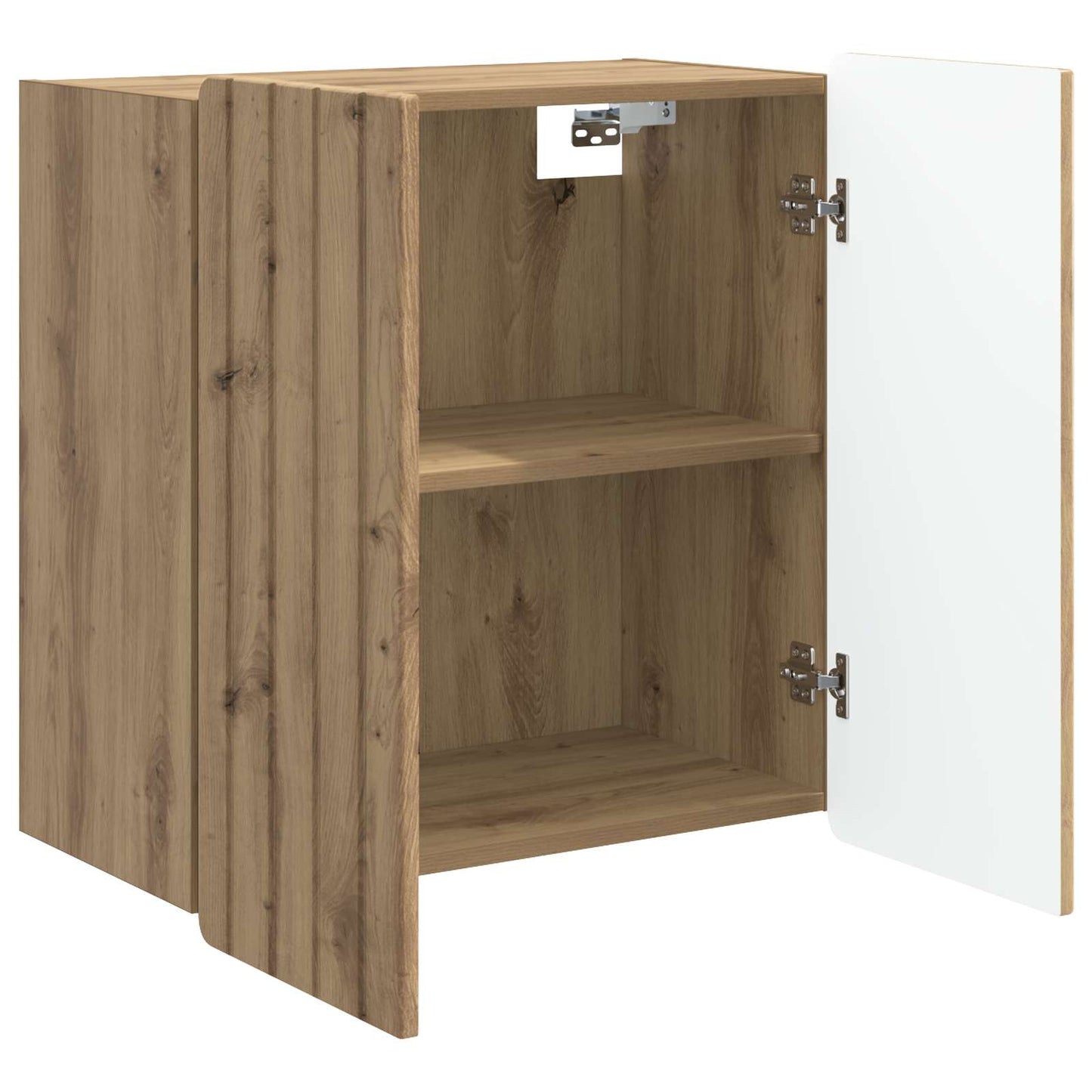 Wandschrank 59 x 31 x 64 cm Holzwerkstoff Artisan-Eiche