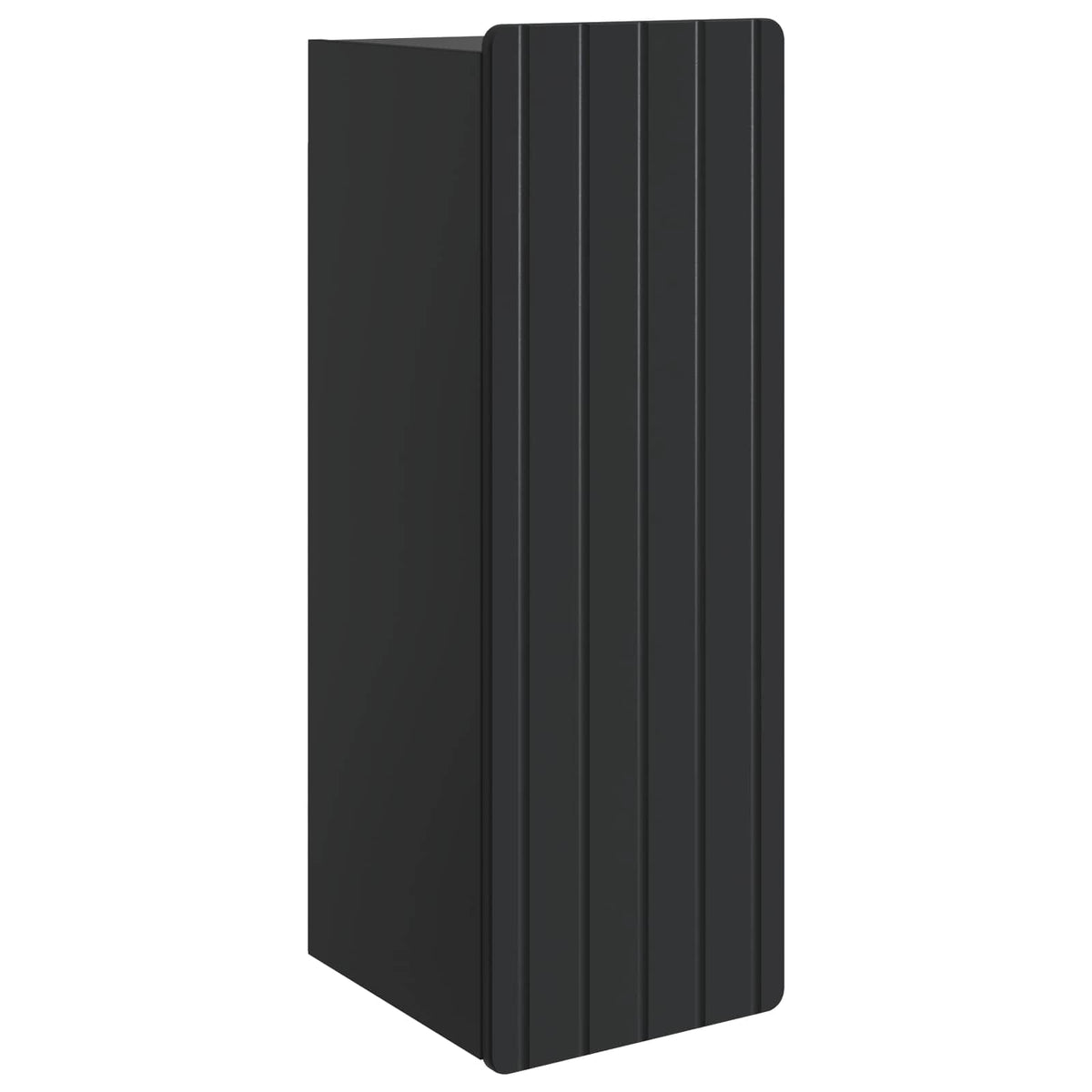 Wandschrank Schwarz 33 x 34,5 x 94 cm Holzwerkstoff
