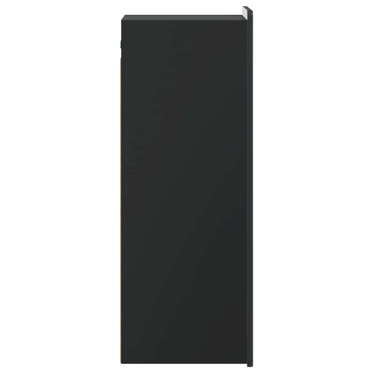 Wandschrank Schwarz 33 x 34,5 x 94 cm Holzwerkstoff