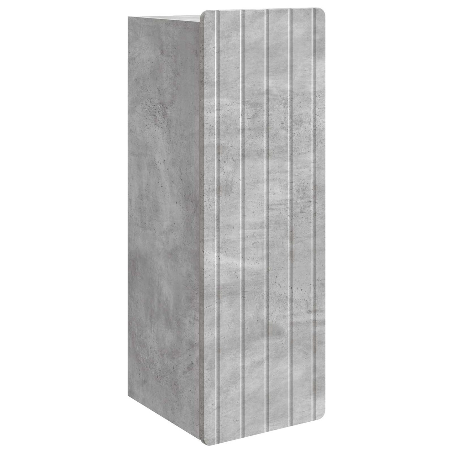 Wandschrank Betongrau 33 x 34,5 x 94 cm Holzwerkstoff