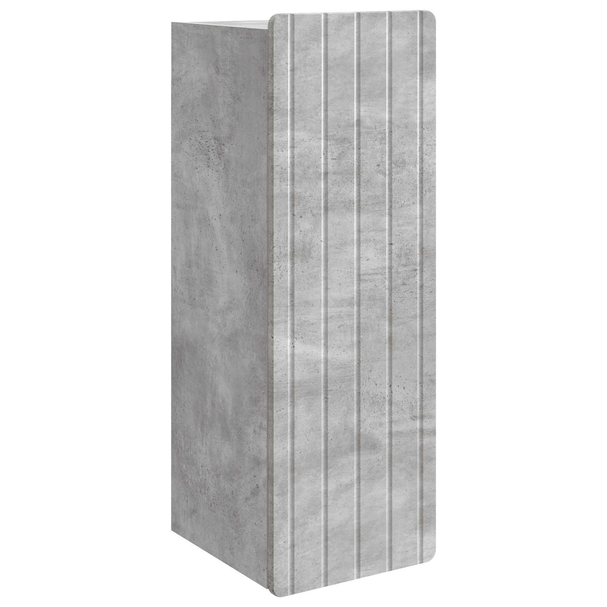 Wandschrank Betongrau 33 x 34,5 x 94 cm Holzwerkstoff