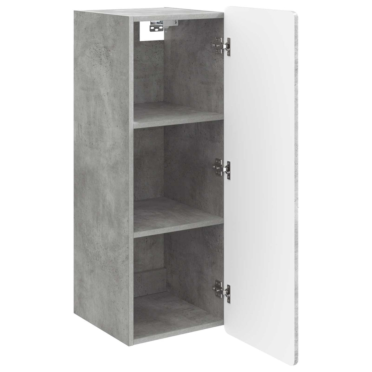 Wandschrank Betongrau 33 x 34,5 x 94 cm Holzwerkstoff