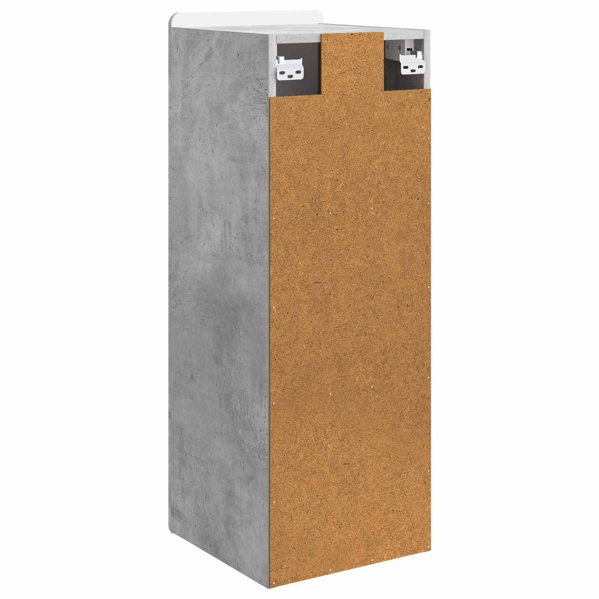 Wandschrank Betongrau 33 x 34,5 x 94 cm Holzwerkstoff