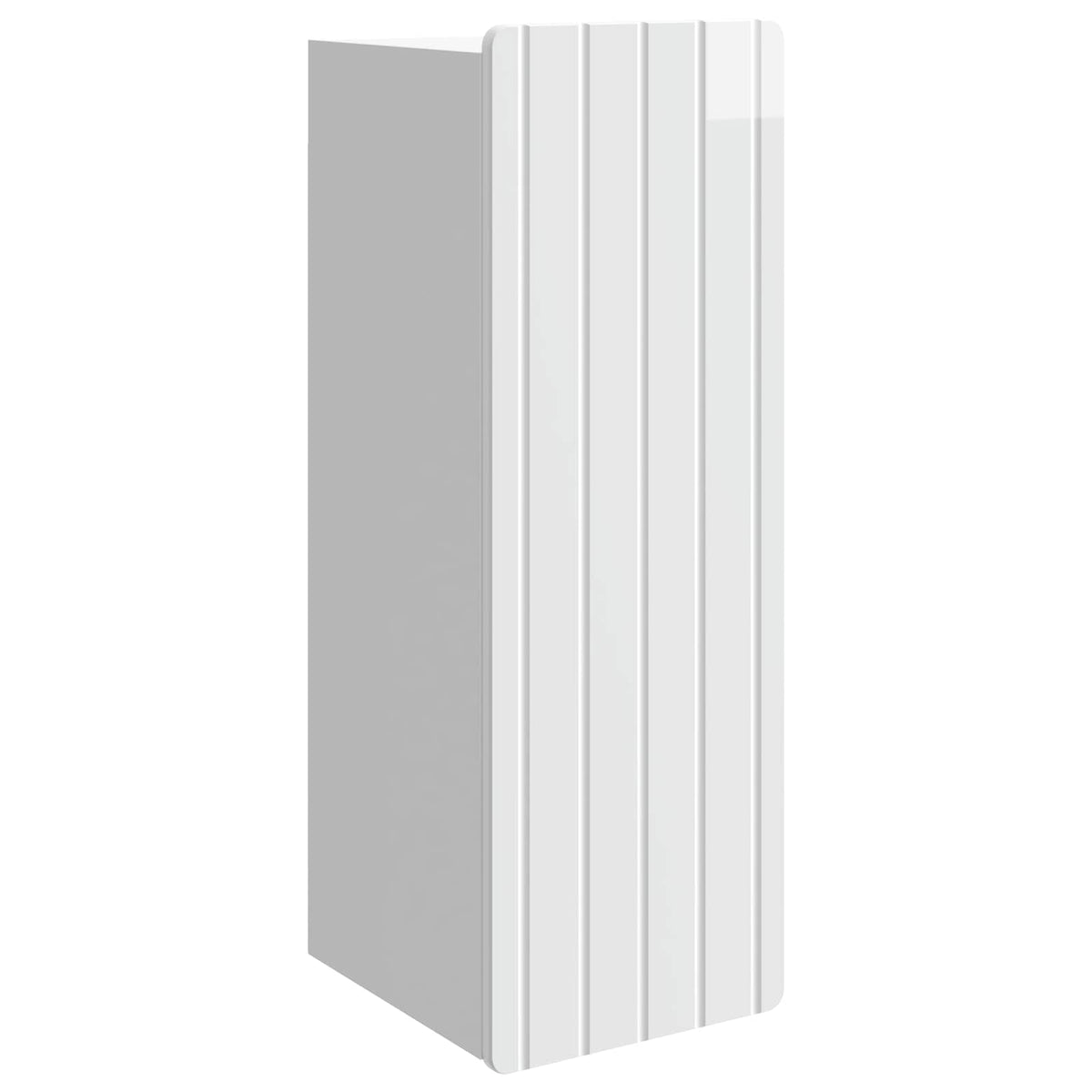Wandschrank Hochglanz Weiß 33 x 34,5 x 94 cm Holzwerkstoff