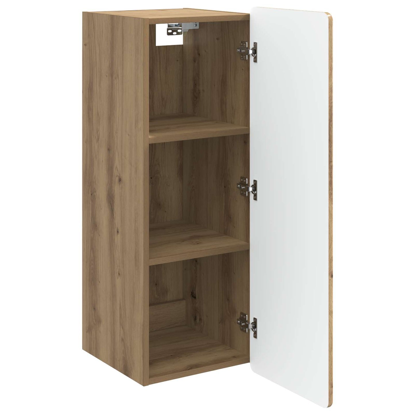 Wandschrank 33 x 34,5 x 94 cm Holzwerkstoff Artisan-Eiche