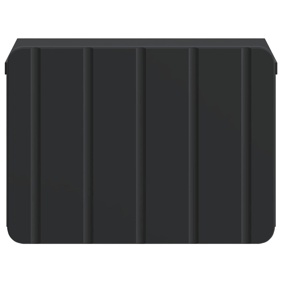 Wandmontierter Nachttisch 2 stk. Schwarz 33 x 34,5 x 24 cm