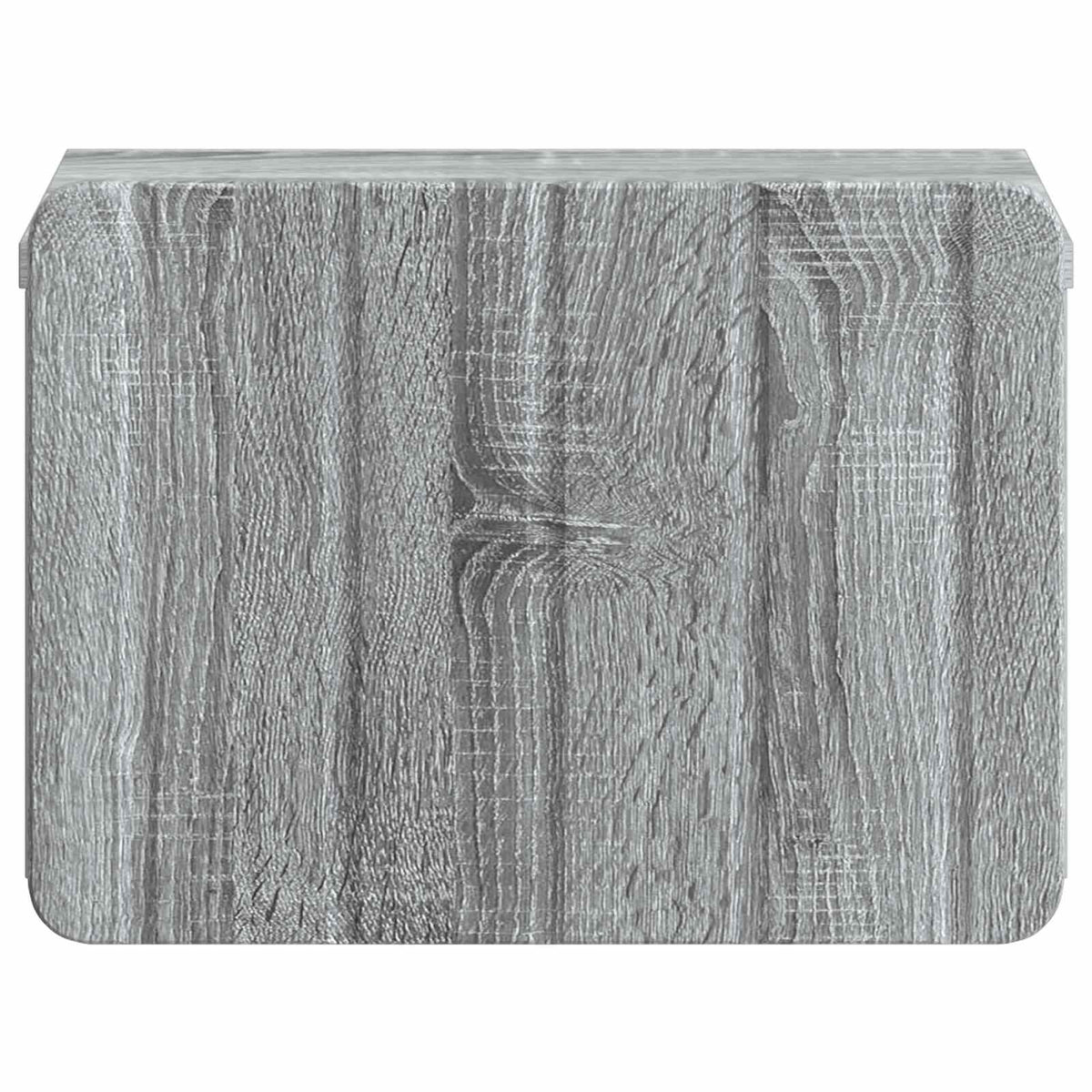 Wandmontierter Nachttisch 2 stk. Graues Sonoma