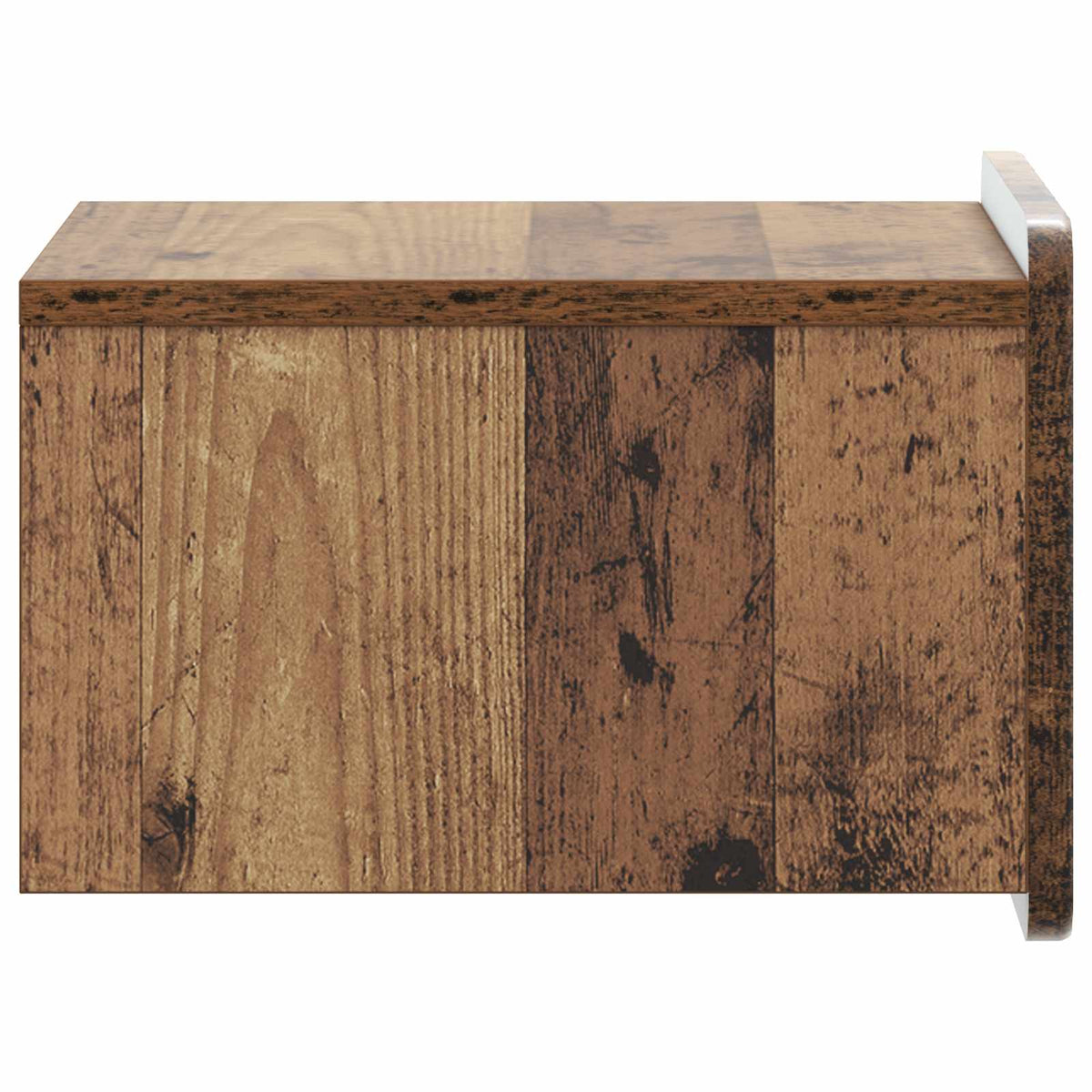 Wandmontierter Nachttisch 2 stk. Altholz 33 x 34,5 x 24 cm