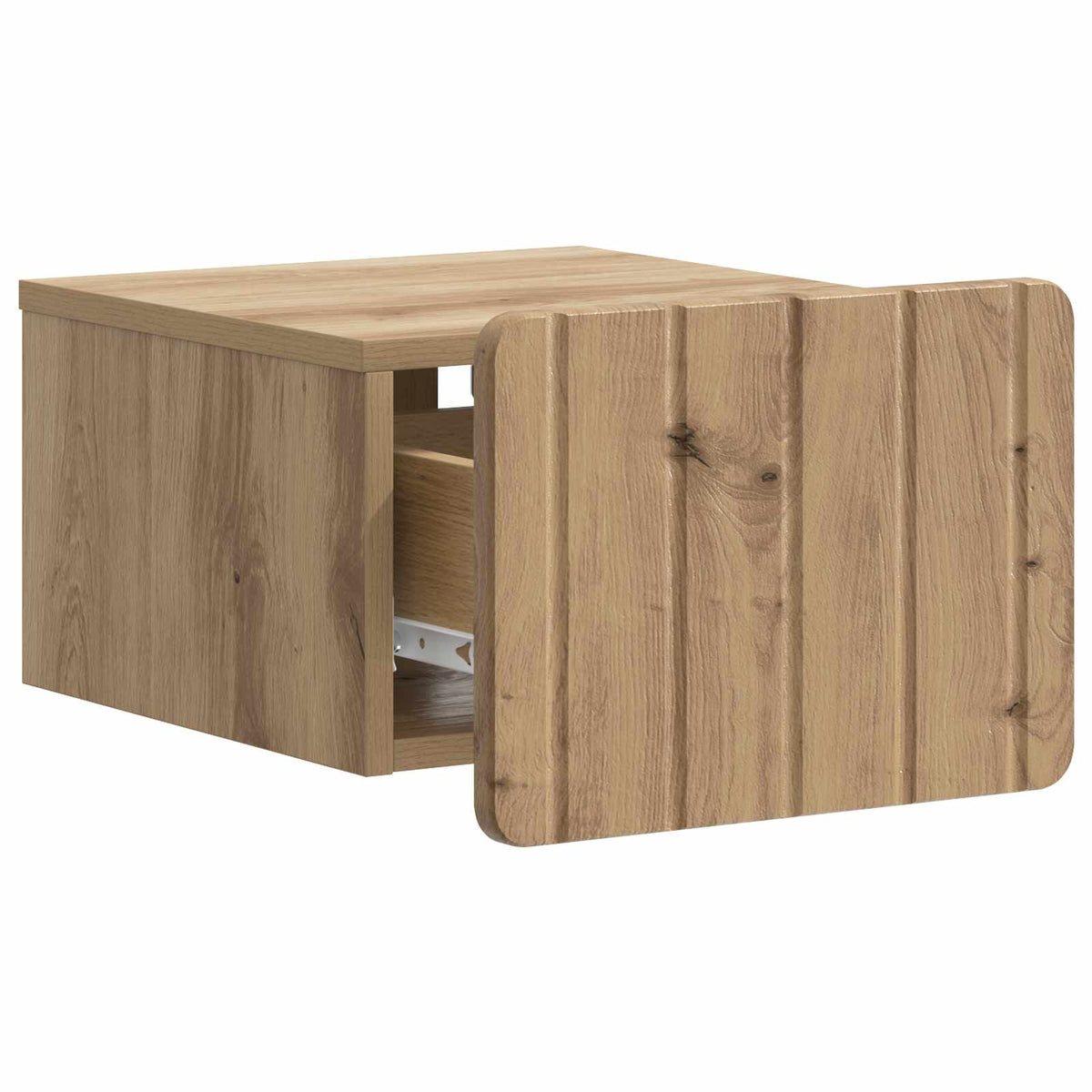 Wandmontierter Nachttisch 2 stk. Artisan-Eiche