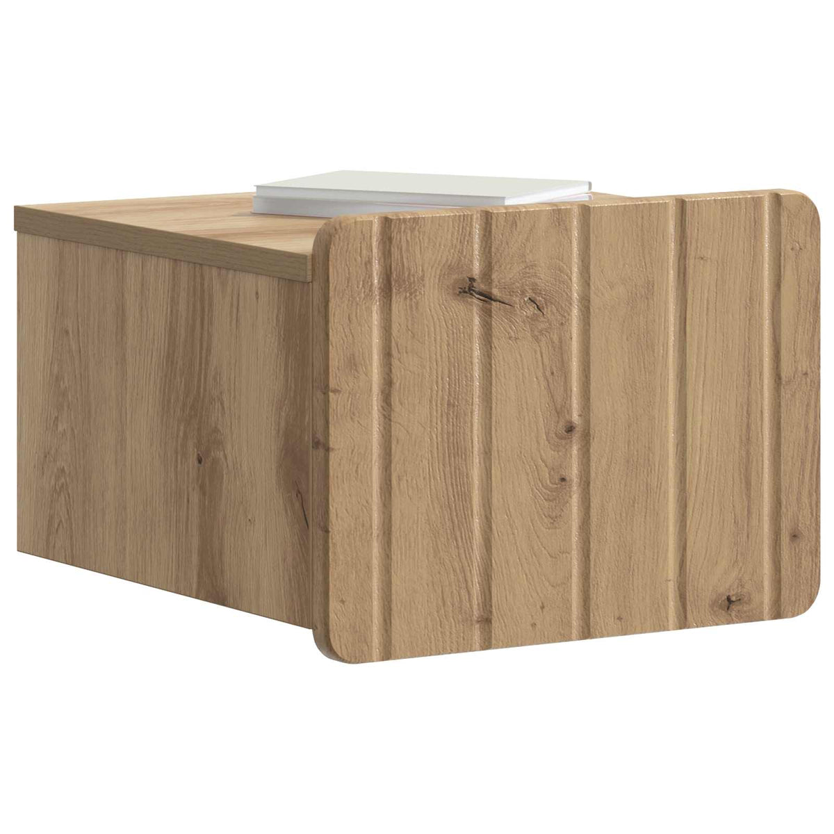 Wandmontierter Nachttisch 2 stk. Artisan-Eiche