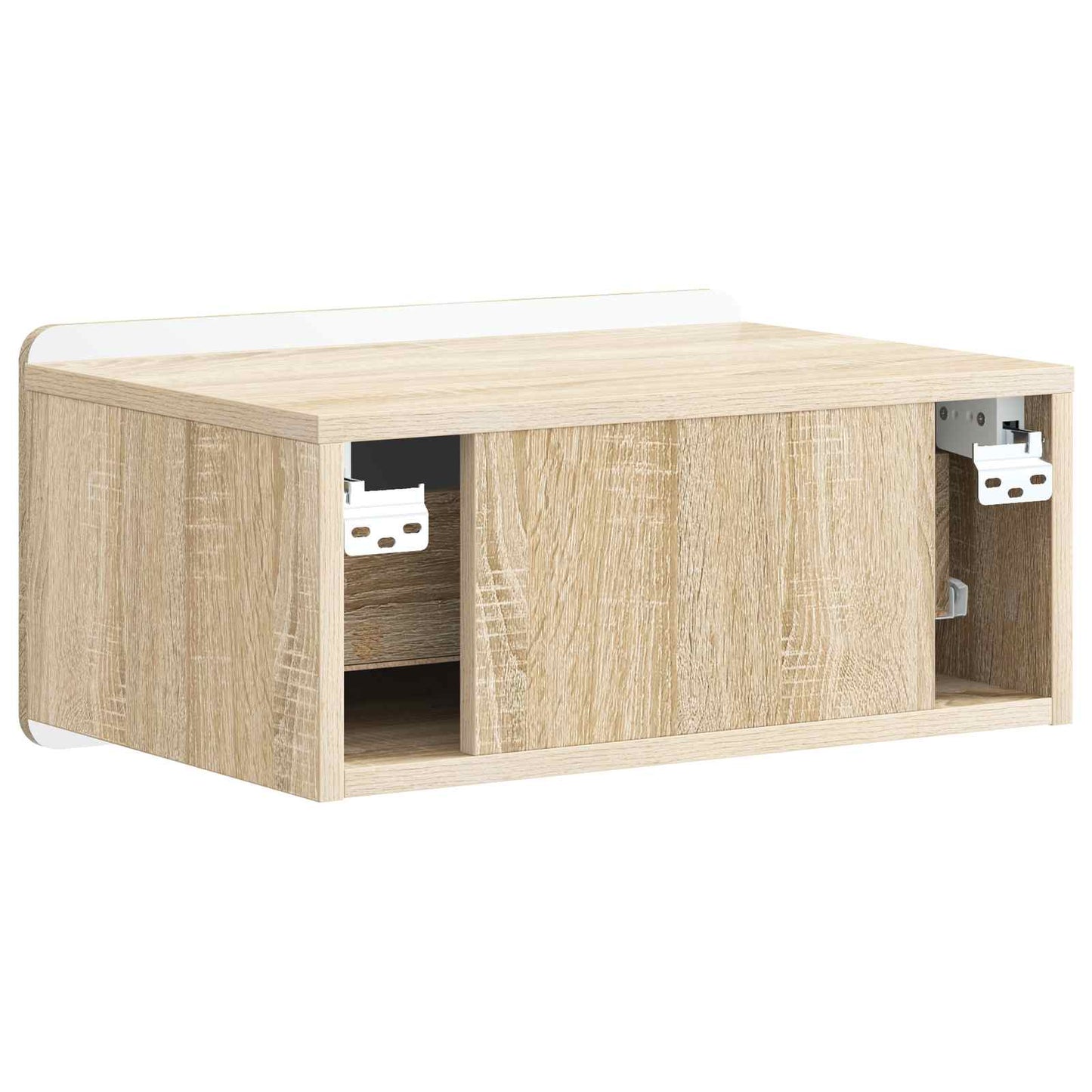 Wandmontierter Nachttisch Sonoma-Eiche 49 x 34,5 x 24 cm