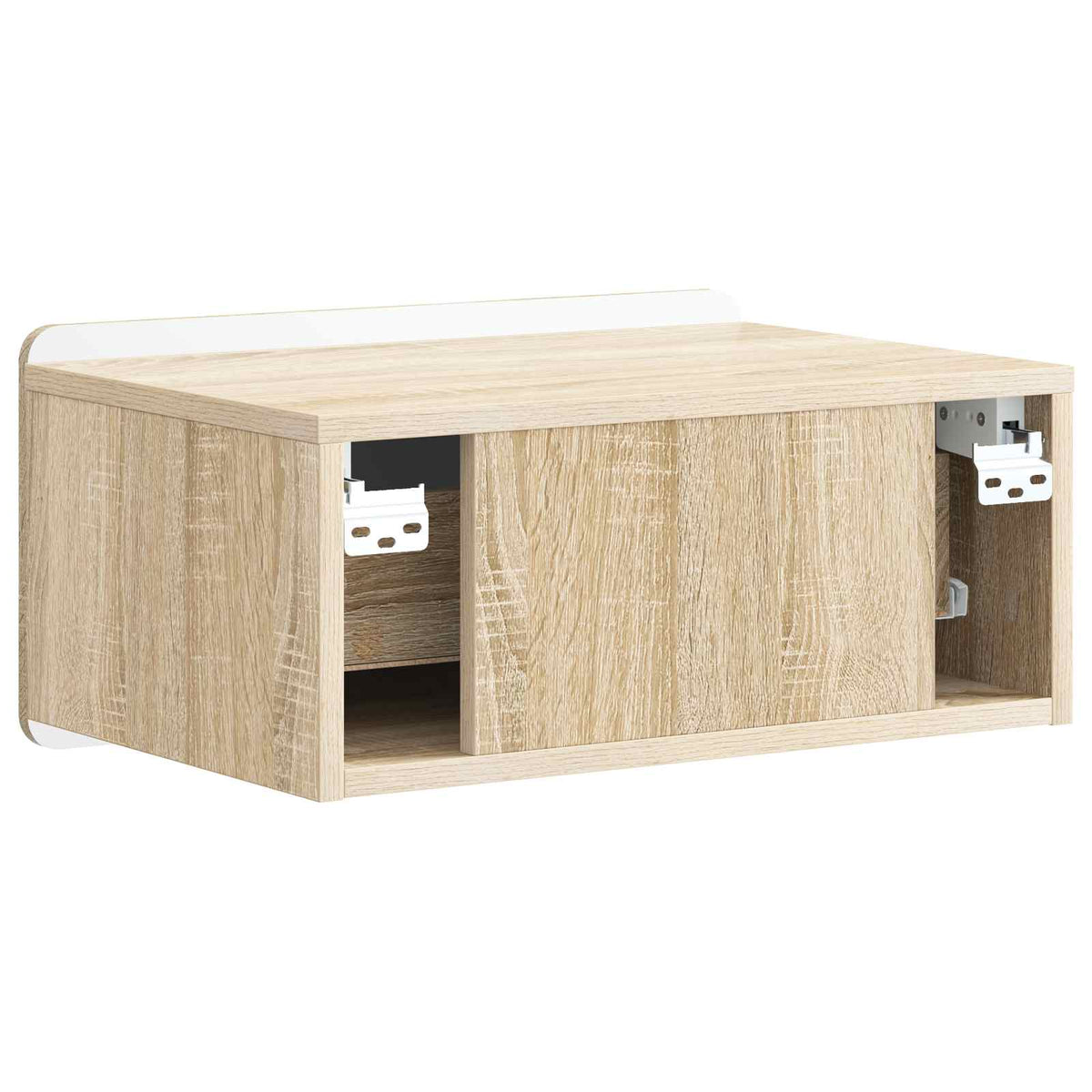 Wandmontierter Nachttisch Sonoma-Eiche 49 x 34,5 x 24 cm