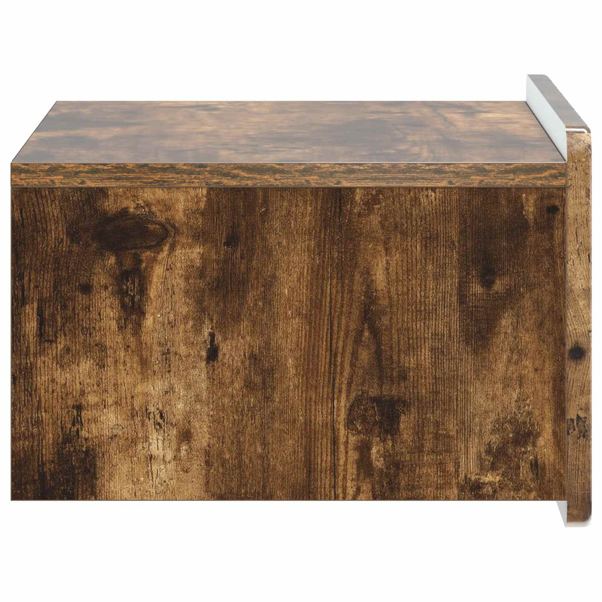 Wandmontierter Nachttisch 2 stk. Geräucherte Eiche