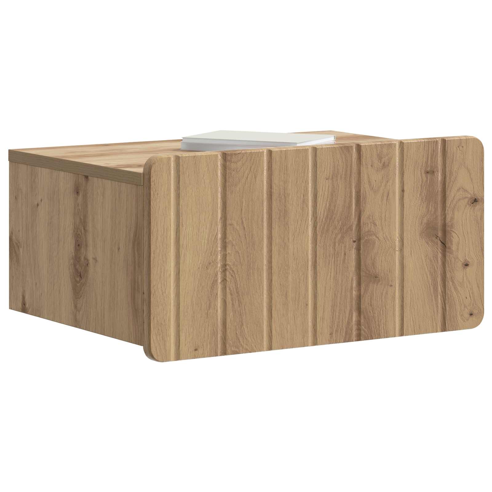 Wandmontierter Nachttisch 2 stk. Artisan-Eiche