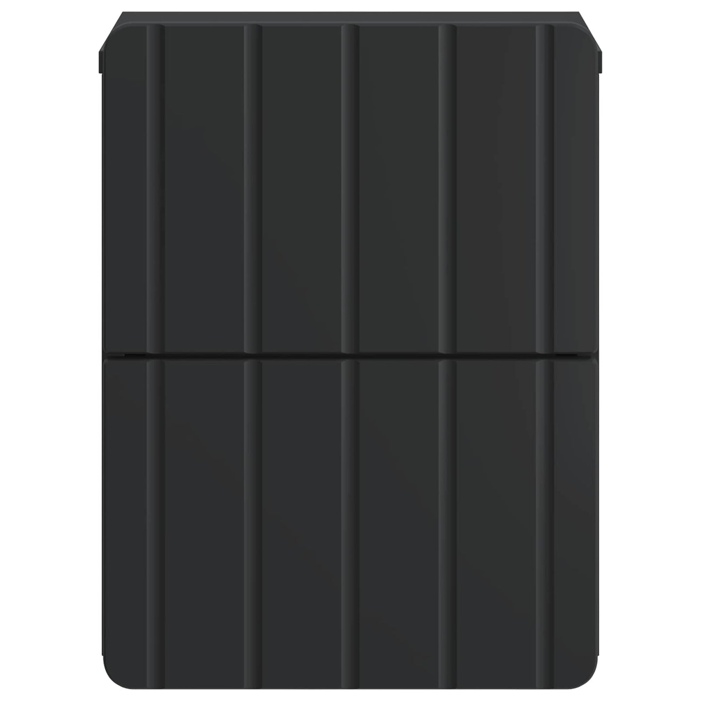 Wandmontierter Nachttisch 2 Stk. Schwarz 33 x 34,5 x 43 cm