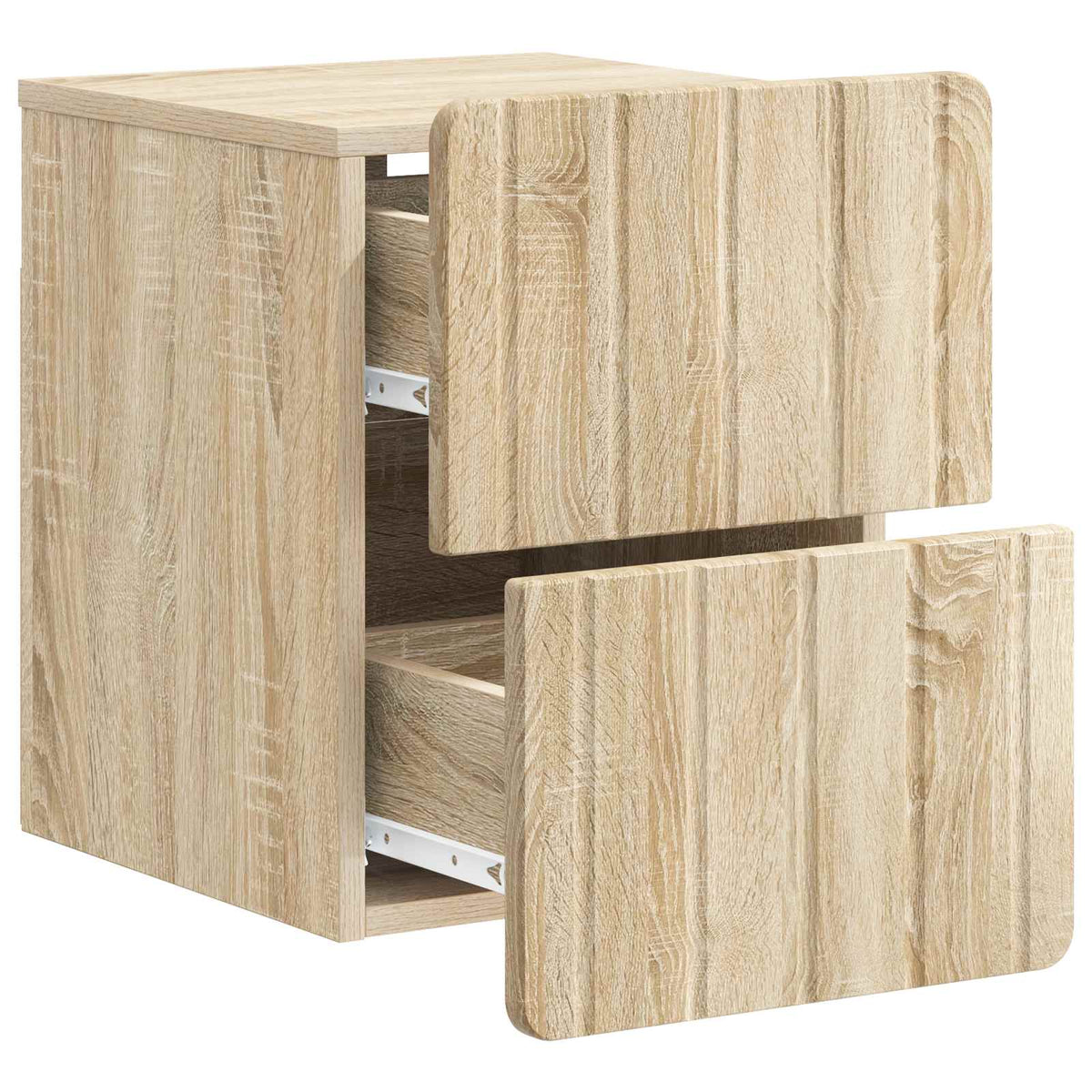 Wandmontierter Nachttisch Sonoma-Eiche 33 x 34,5 x 43 cm