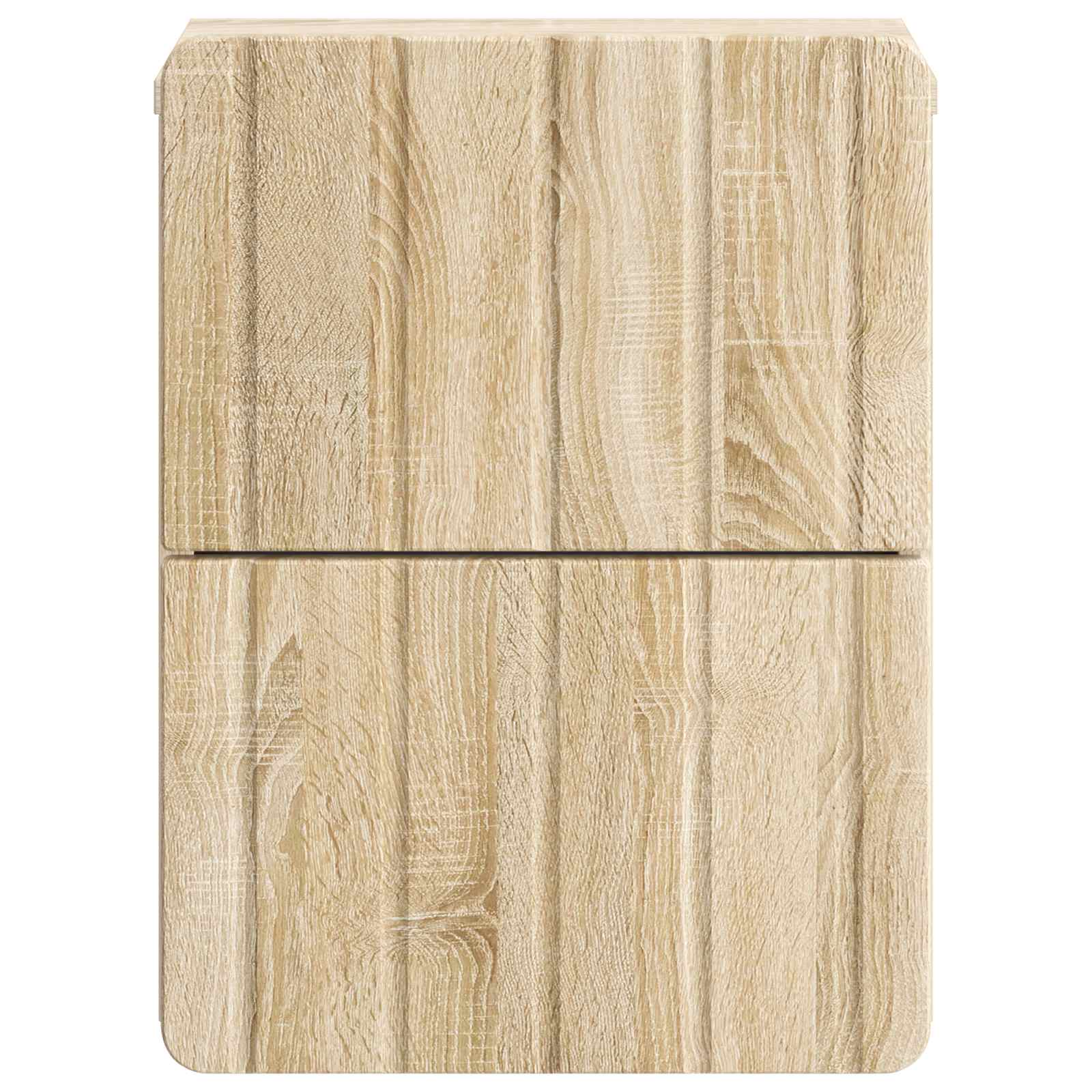 Wandmontierter Nachttisch Sonoma-Eiche 33 x 34,5 x 43 cm