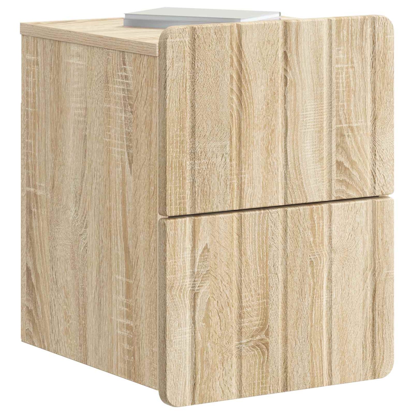 Wandmontierter Nachttisch Sonoma-Eiche 33 x 34,5 x 43 cm