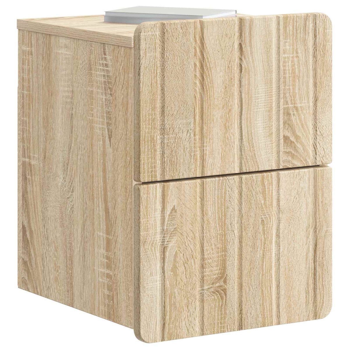 Wandmontierter Nachttisch Sonoma-Eiche 33 x 34,5 x 43 cm