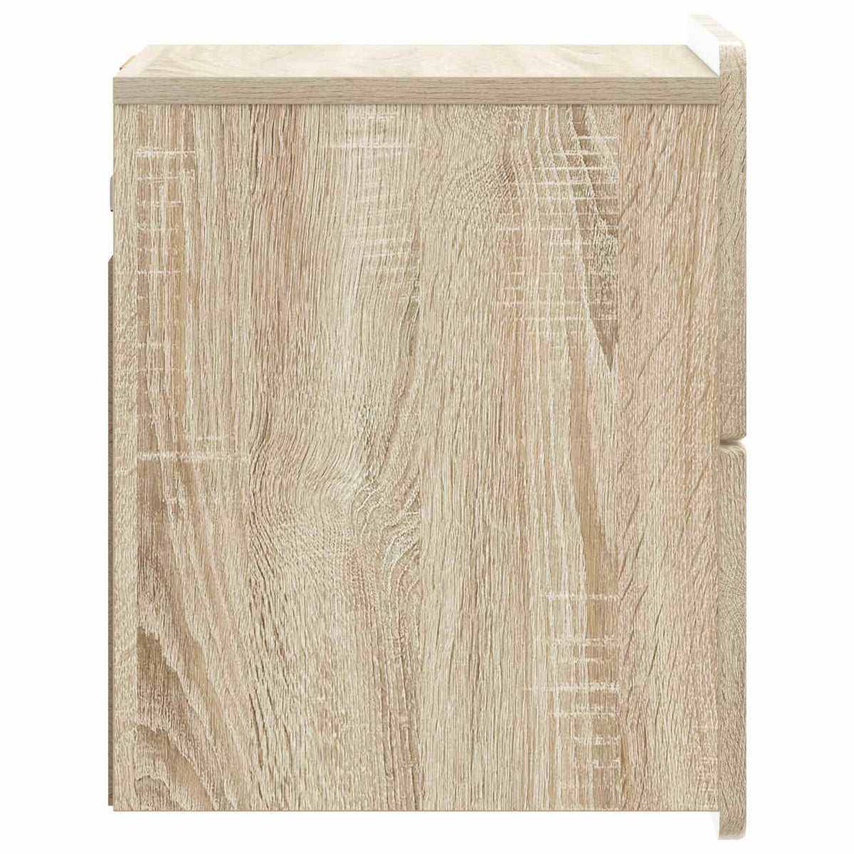 Wandmontierter Nachttisch 2 Stk. Sonoma-Eiche 33 x 34,5 x 43 cm