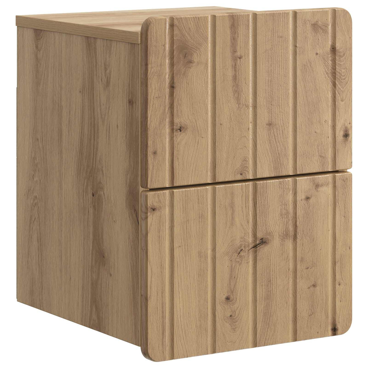 Wandmontierter Nachttisch 2 stk. Artisan-Eiche