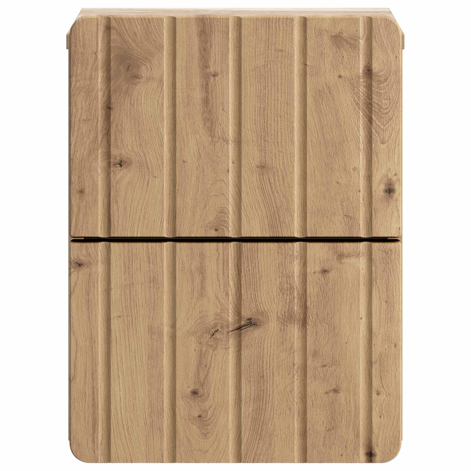 Wandmontierter Nachttisch 2 stk. Artisan-Eiche