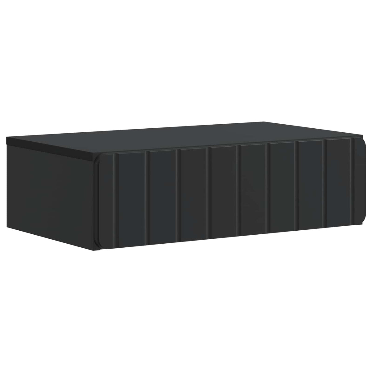 Wandmontierter Beistelltisch Schwarz 59 x 34,5 x 17 cm