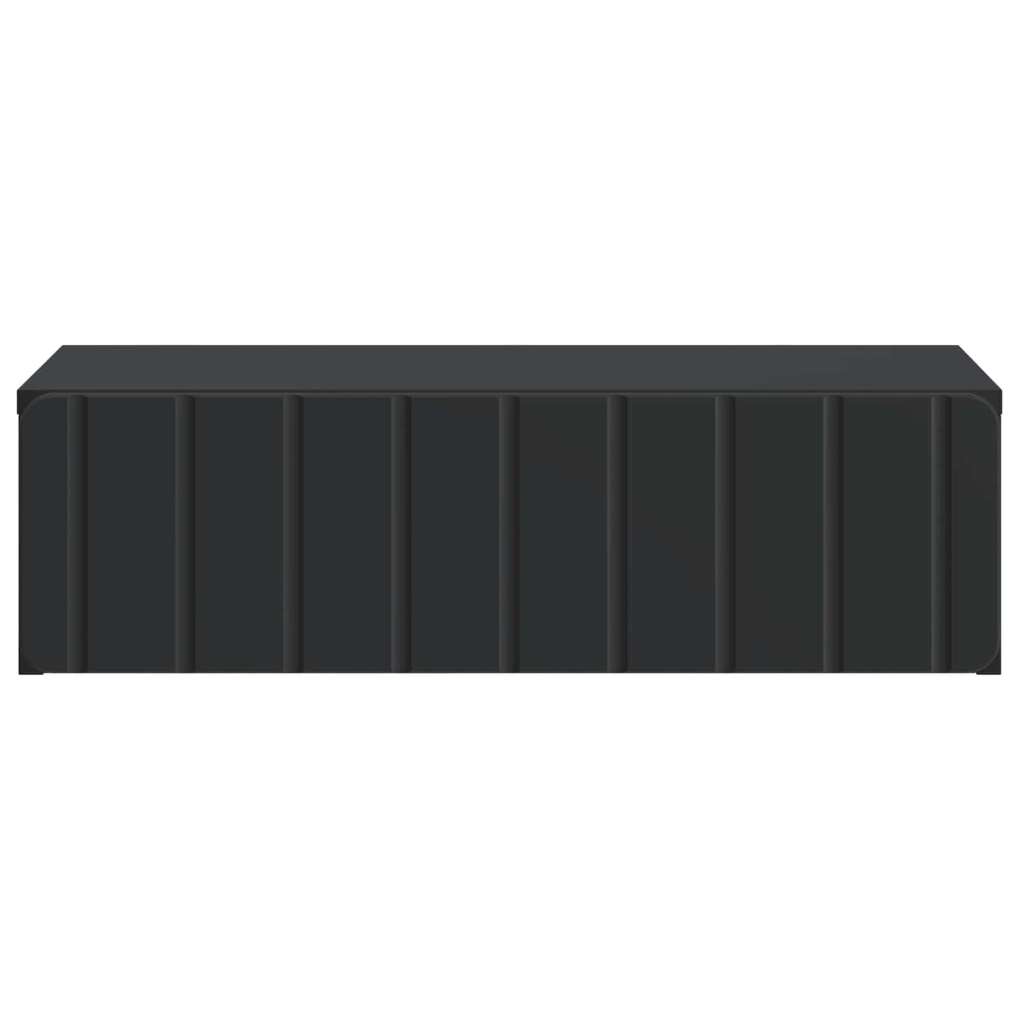 Wandmontierter Beistelltisch Schwarz 59 x 34,5 x 17 cm
