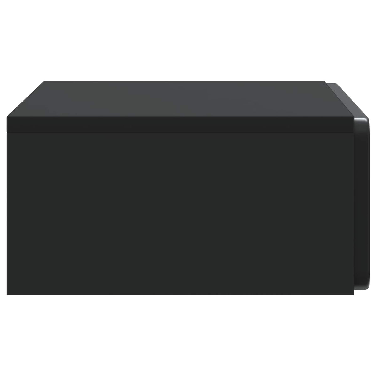 Wandmontierter Beistelltisch Schwarz 59 x 34,5 x 17 cm
